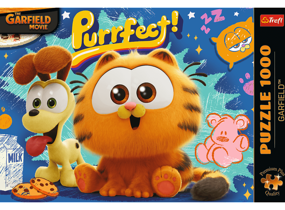 TREFL Puzzle Premium Plus Garfield 1000 dílků