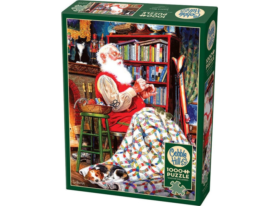 COBBLE HILL Puzzle Santova přikrývka 1000 dílků