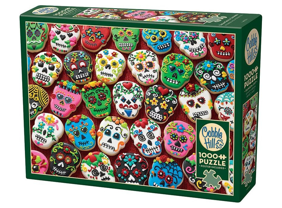 COBBLE HILL Puzzle Sušenkové lebky 1000 dílků