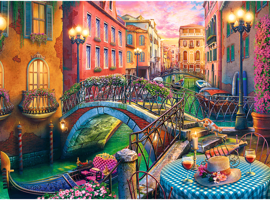 TREFL Puzzle Večer v Benátkách 3000 dílků