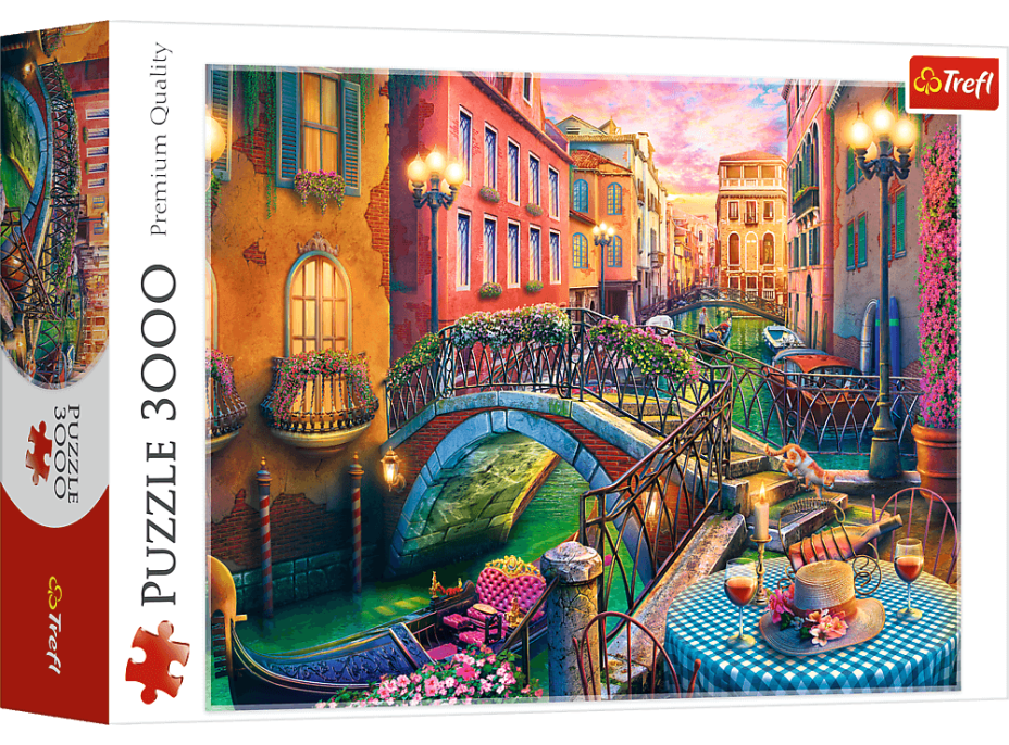 TREFL Puzzle Večer v Benátkách 3000 dílků