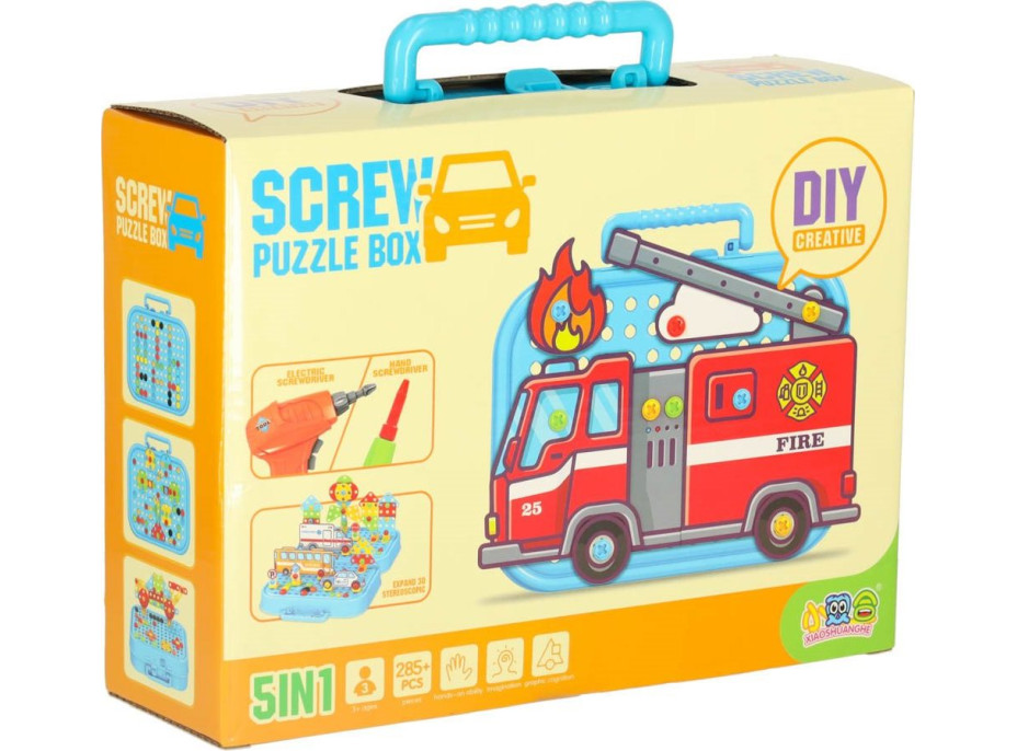 Šroubování Puzzle Box Auta