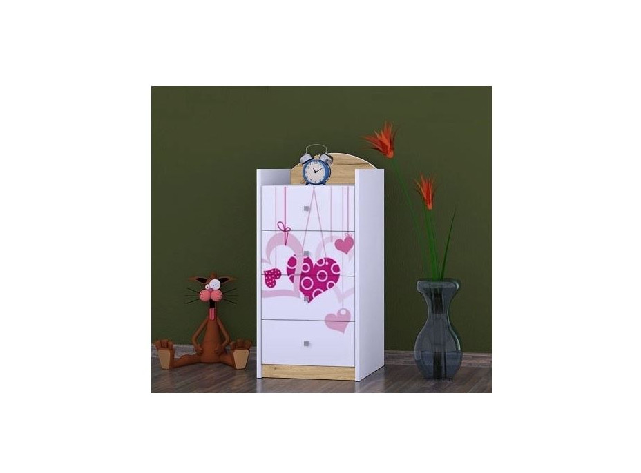 Dětská komoda FALL IN LOVE - TYP 2