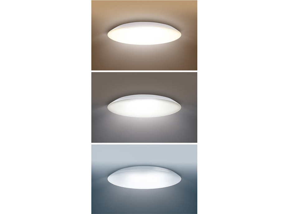 Solight LED osvětlení Adrano s ochranou proti vlhkosti, IP54, 18W, 1530lm, 3CCT, 28cm