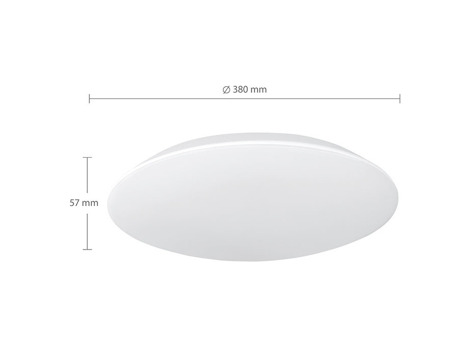 Solight LED osvětlení Adrano s ochranou proti vlhkosti, IP54, 28W, 2380lm, 3CCT, 38cm