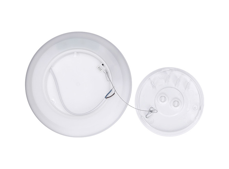 Solight LED osvětlení Acate s ochranou proti vlhkosti, IP54, 18W, 1620lm, 3CCT, 22cm, stříbrná
