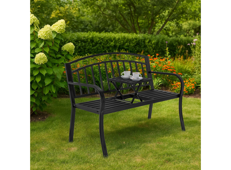 Zahradní kovová lavička BANCO