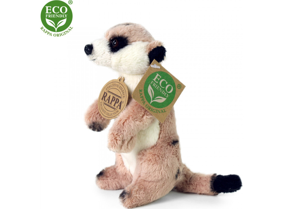 Rappa Plyšová surikata stojící 14 cm ECO-FRIENDLY