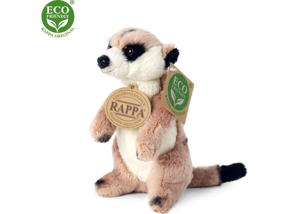 Rappa Plyšová surikata stojící 14 cm ECO-FRIENDLY
