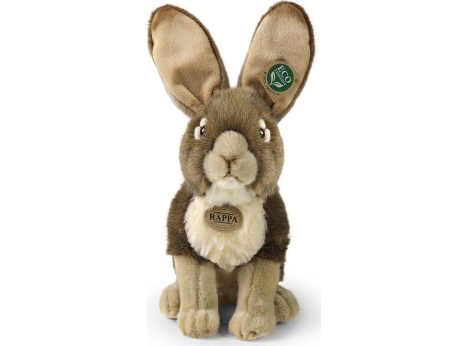 Rappa Plyšový zajíc 30 cm ECO-FRIENDLY