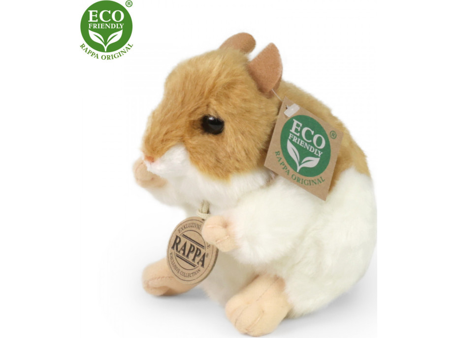 Rappa Plyšový křeček 13 cm ECO-FRIENDLY