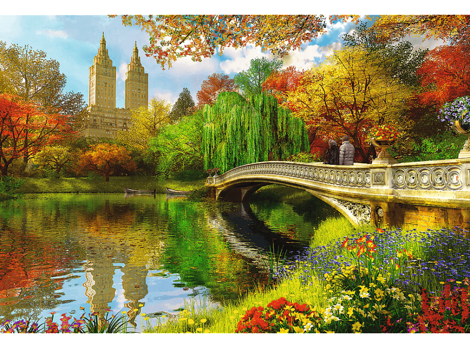 TREFL Dřevěné puzzle Central Park, New York 501 dílků