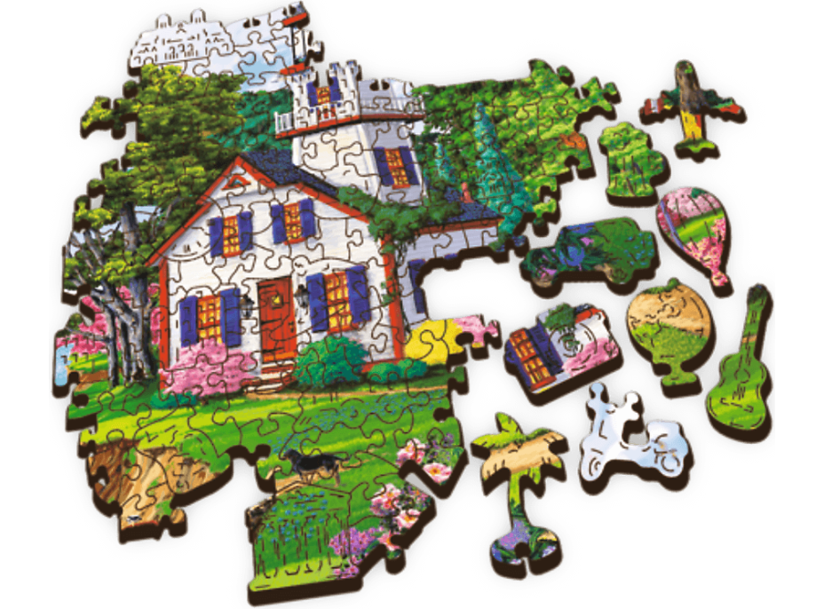 TREFL Dřevěné puzzle Letní ráj 501 dílků