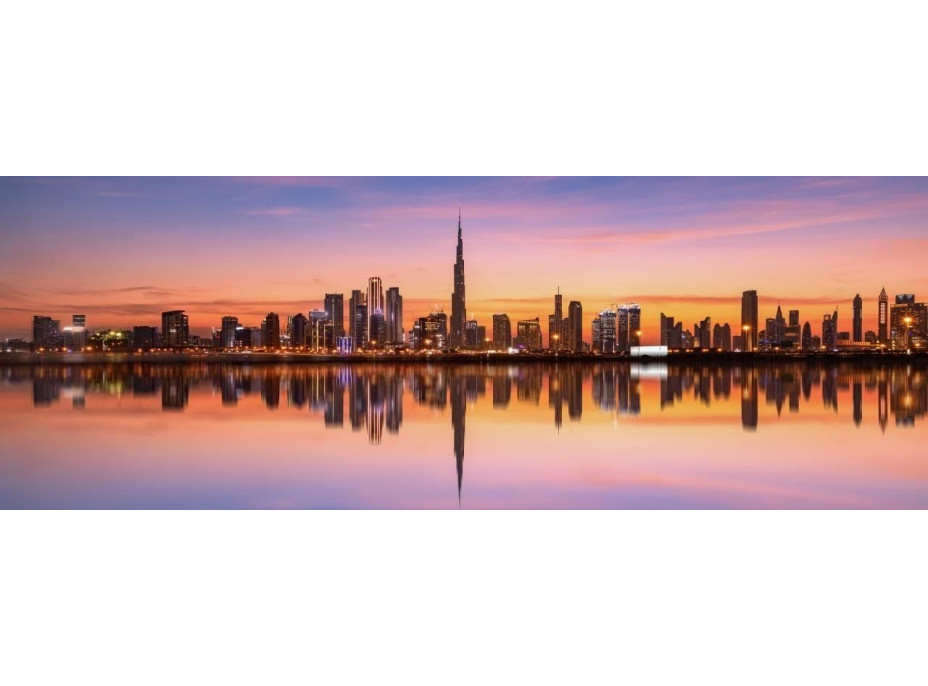 ART PUZZLE Panoramatické puzzle Dubajské panorama 1000 dílků