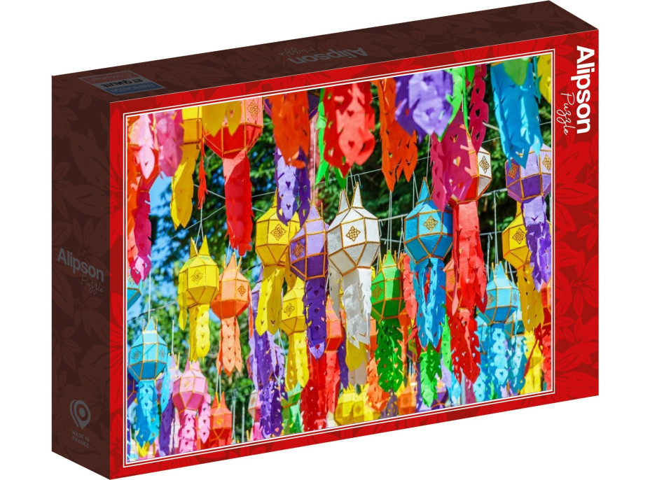 ALIPSON Puzzle Barevné lucerny 500 dílků