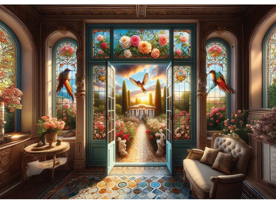 ART PUZZLE Puzzle Brána do jara 500 dílků
