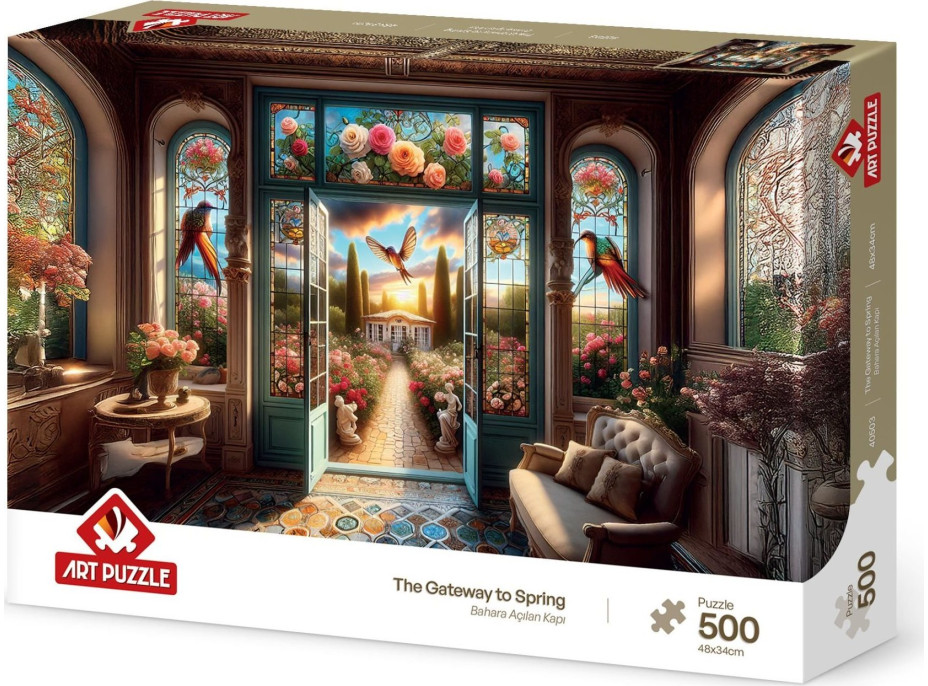 ART PUZZLE Puzzle Brána do jara 500 dílků