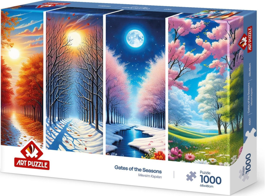 ART PUZZLE Puzzle Brány ročního období 1000 dílků