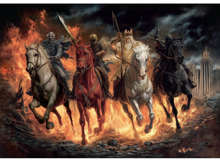ART PUZZLE Puzzle Čtyři jezdci apokalypsy 1000 dílků