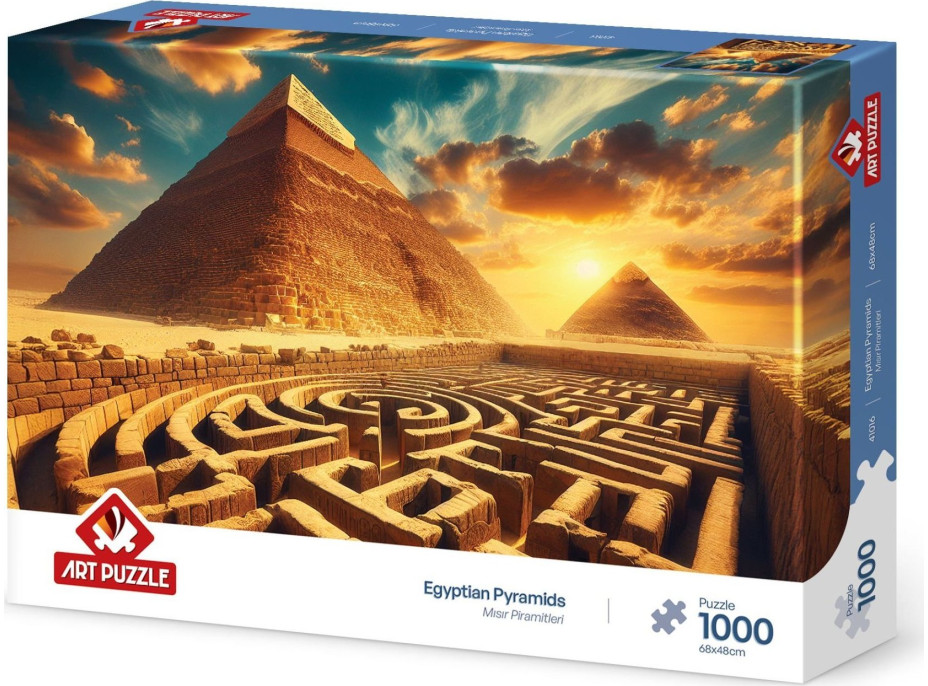 ART PUZZLE Puzzle Egyptské pyramidy 1000 dílků