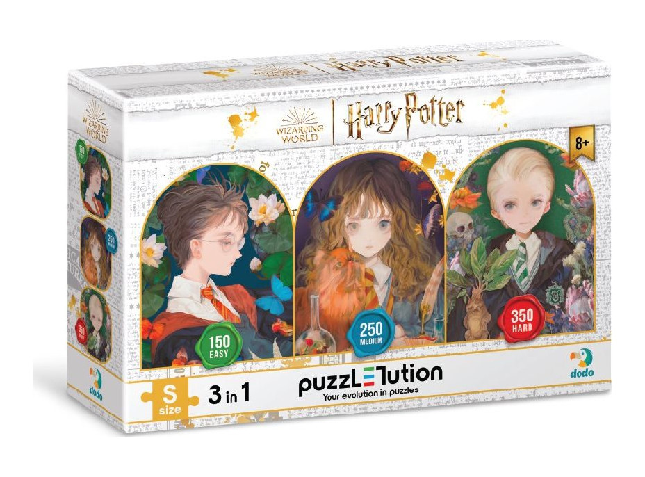 DODO Puzzle Harry Potter: Sny a Fantazie 150, 250 a 350 dílků