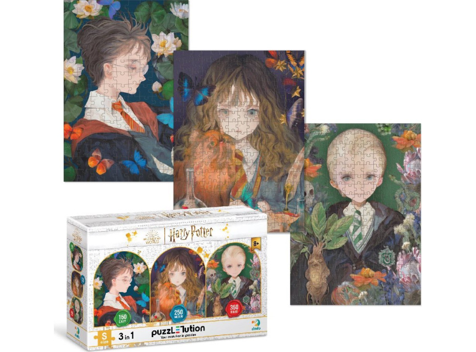 DODO Puzzle Harry Potter: Sny a Fantazie 150, 250 a 350 dílků