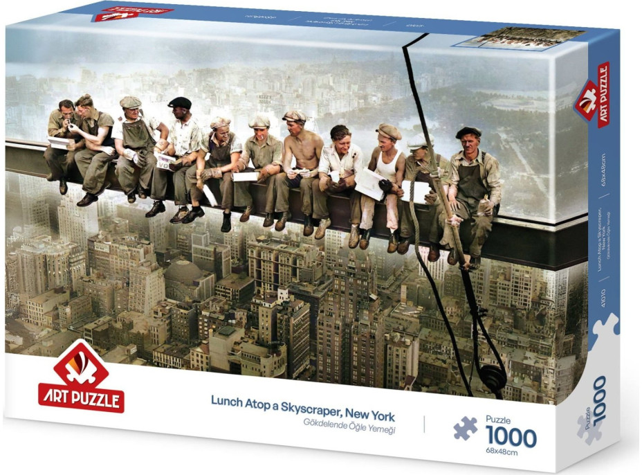 ART PUZZLE Puzzle Oběd na mrakodrapu 1000 dílků