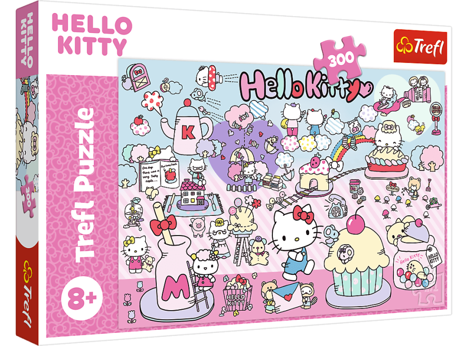 TREFL Puzzle Objevuj svět Hello Kitty 300 dílků