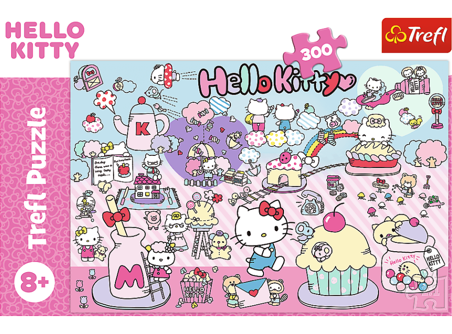 TREFL Puzzle Objevuj svět Hello Kitty 300 dílků