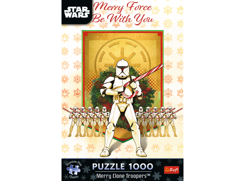 TREFL Puzzle Premium Plus Star Wars: Merry Clone Troopers 1000 dílků