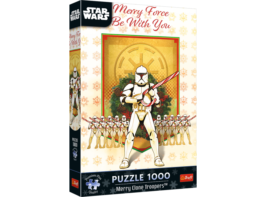 TREFL Puzzle Premium Plus Star Wars: Merry Clone Troopers 1000 dílků