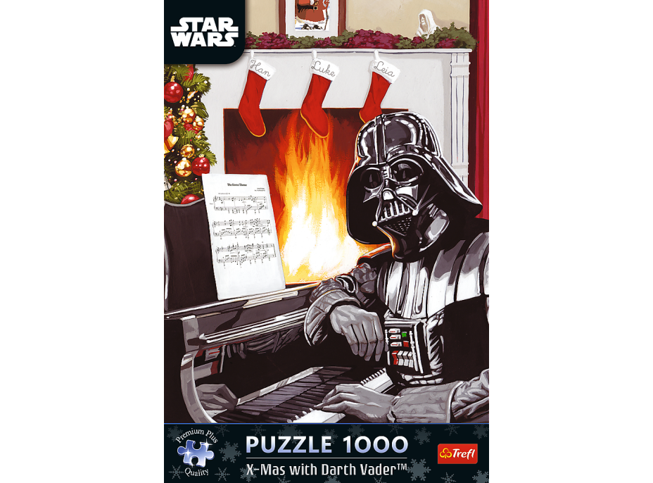 TREFL Puzzle Premium Plus Star Wars: Vánoce s Darth Vaderem 1000 dílků