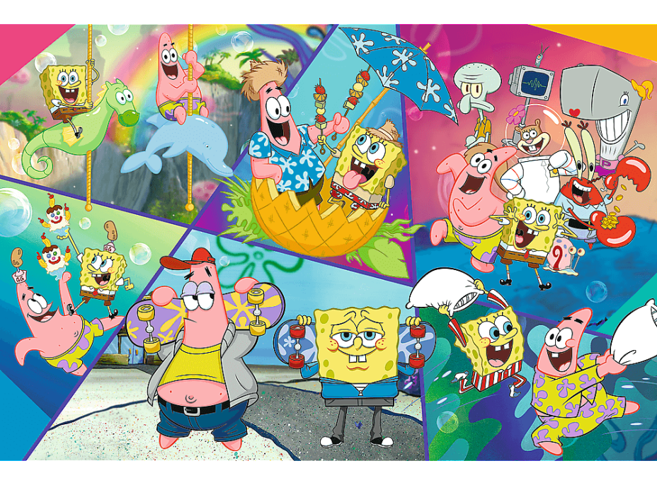 TREFL Puzzle SpongeBob v Bikini Bottom 300 dílků