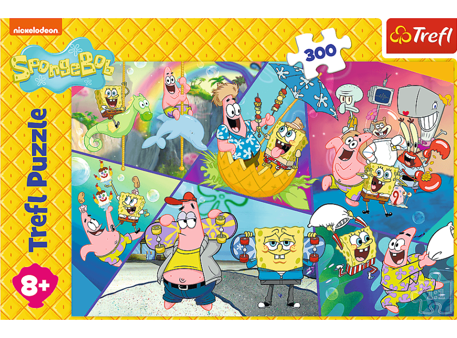 TREFL Puzzle SpongeBob v Bikini Bottom 300 dílků