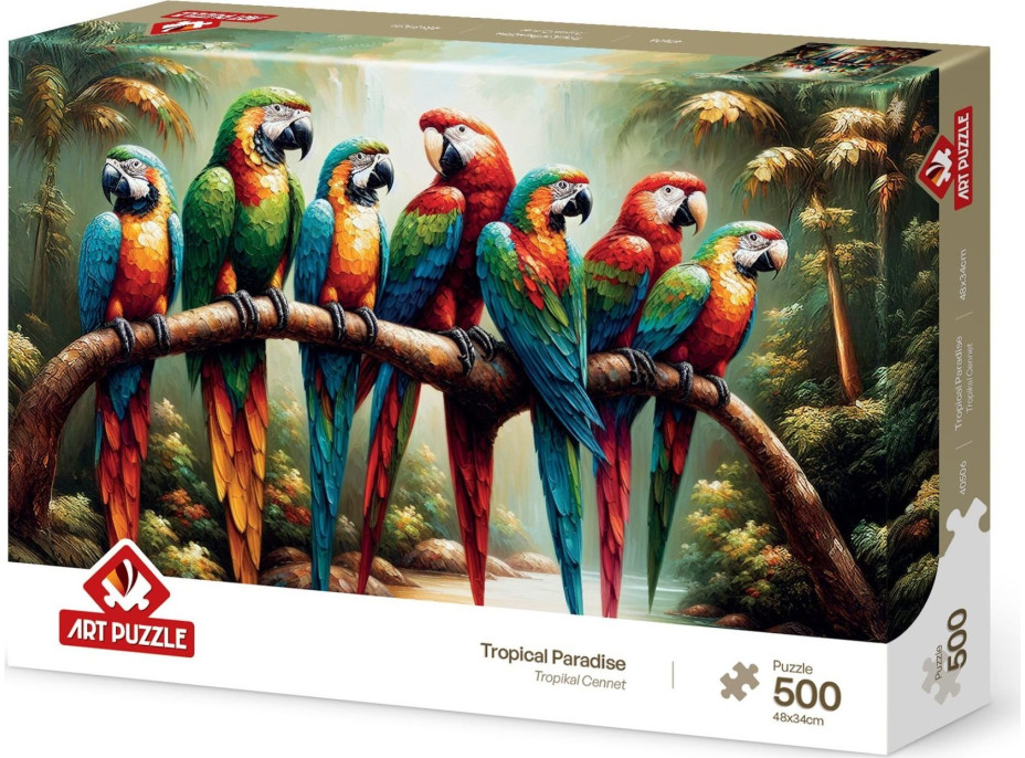 ART PUZZLE Puzzle Tropický ráj 500 dílků