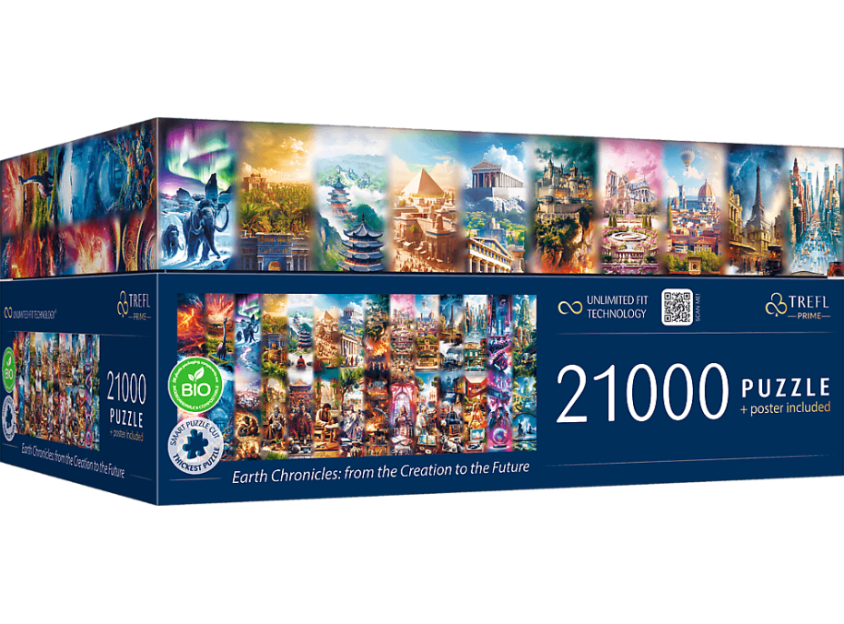 TREFL Puzzle UFT Kronika Země: Od stvoření k budoucnosti 21000 dílků