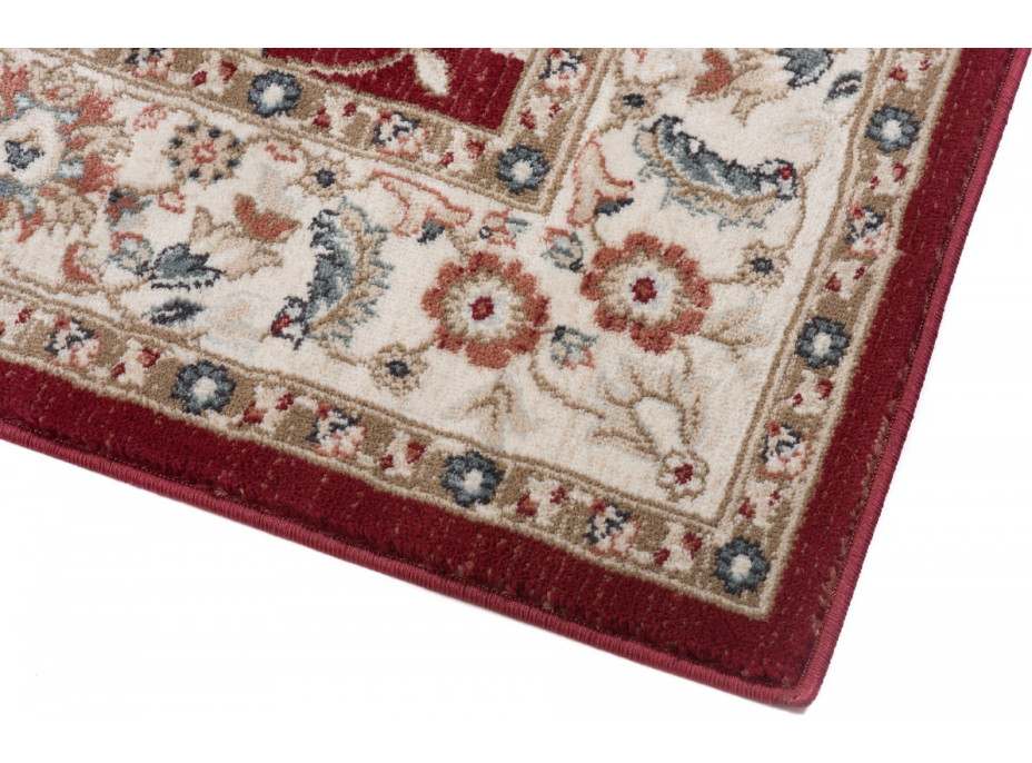 Kusový koberec DUBAI kilim - červený/béžový