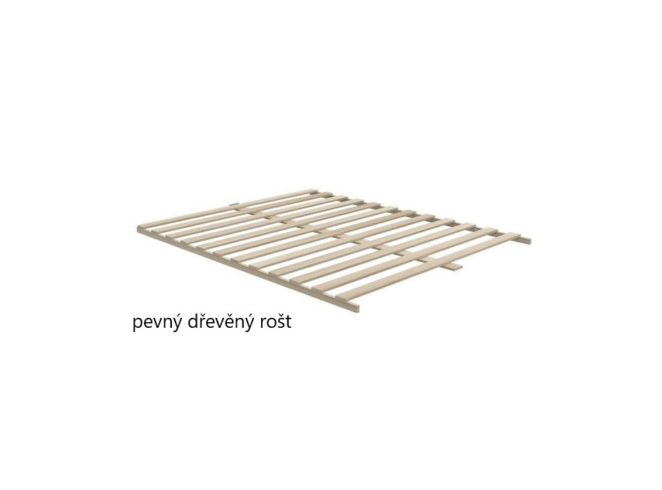 Postel PANAMA 200x120 cm - šedá/dub craft