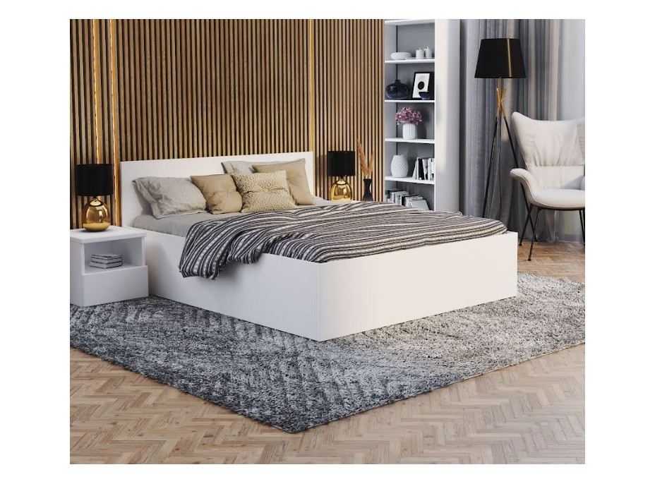 Postel PANAMA 200x180 cm - bílá
