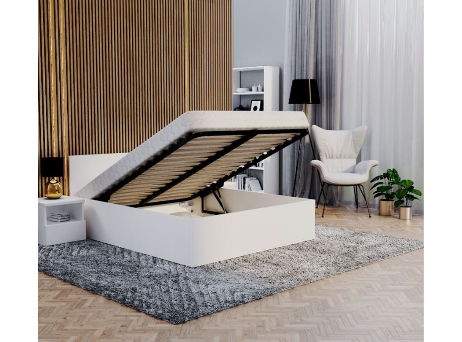 Postel PANAMA 200x180 cm - bílá