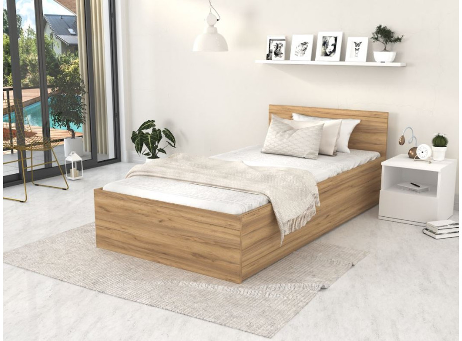 Postel PANAMA 200x90 cm - dub craft