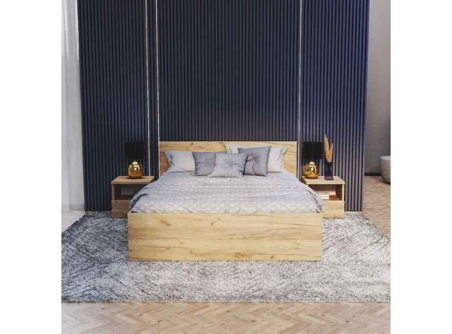 Postel PANAMA 200x160 cm - dub craft