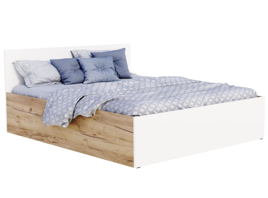 Postel PANAMA 200x180 cm - dub craft/bílá