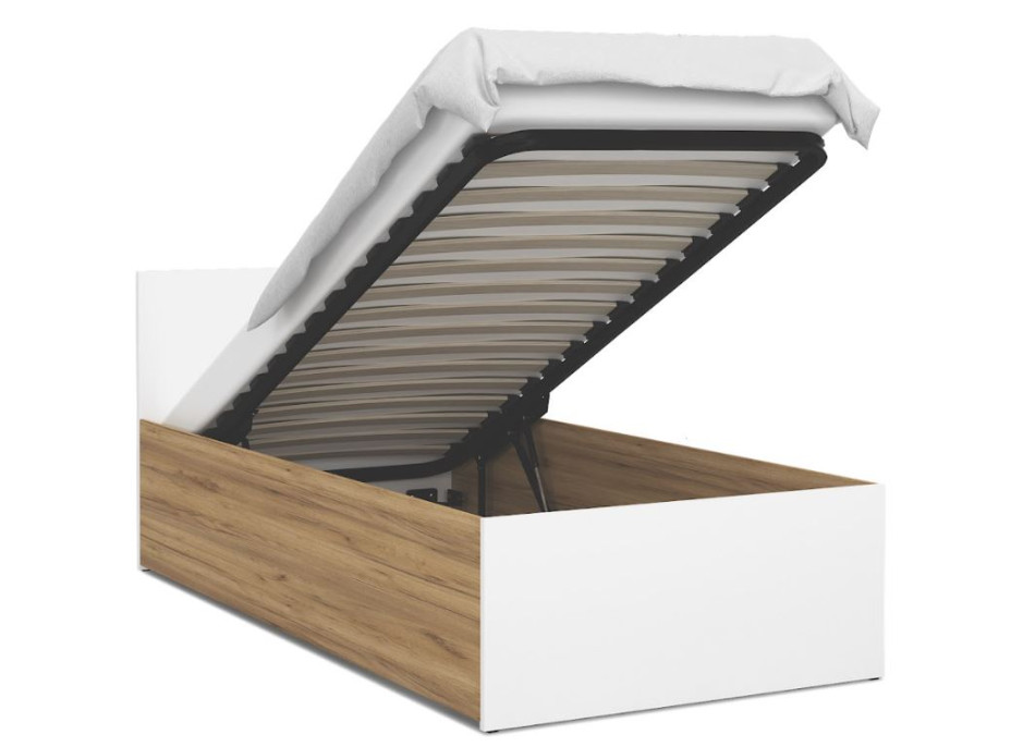 Postel PANAMA 200x90 cm - dub craft/bílá
