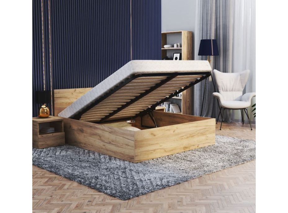 Postel PANAMA 200x180 cm - dub craft