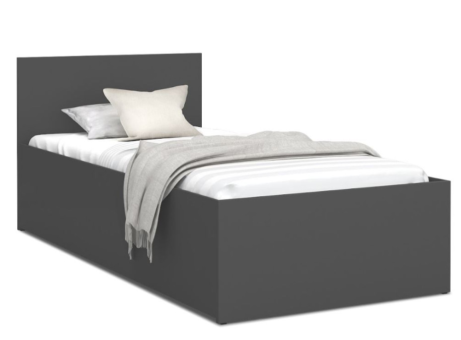 Postel PANAMA 200x90 cm - šedá