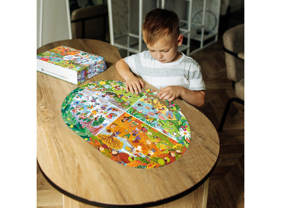 DODO Puzzle Během celého roku 100 dílků