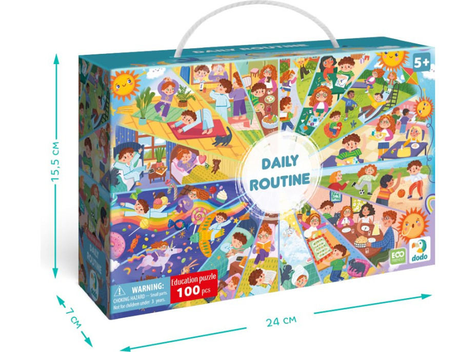 DODO Puzzle Denní rutina 100 dílků