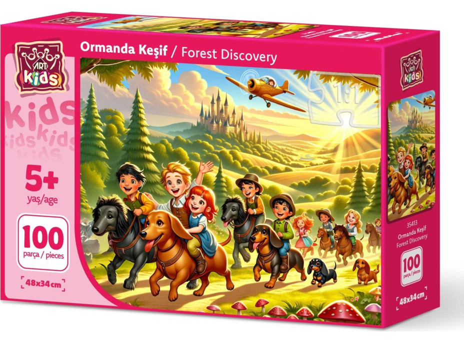 ART PUZZLE Puzzle Lesní dobrodružství 100 dílků