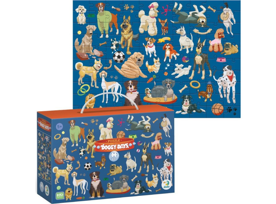 DODO Puzzle Pejsci 100 dílků